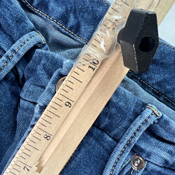 Good American Jean Women 27x25* Good Legs Skinny Mid Rise Crop Blue Denim Tag 28 - Picture 15 of 16